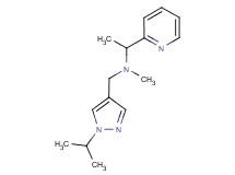 N-[(1-isopropyl-1H-pyrazol-4-yl)methyl]-N-methyl-1-pyridin-2-ylethanamine