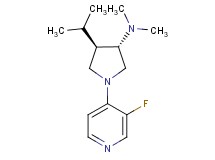 (3S*,4R*)-1-(3-fluoro-4-pyridinyl)-4-isopropyl-N,N-dimethyl-3-pyrrolidinamine