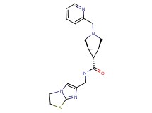 (1R*,5S*,6r)-N-(2,3-dihydroimidazo[2,1-b][1,3]thiazol-6-ylmethyl)-3-(pyridin-2-ylmethyl)-3-azabicyclo[3.1.0]hexane-6-carboxamide