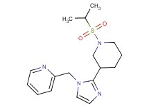 2-({2-[1-(isopropylsulfonyl)-3-piperidinyl]-1H-imidazol-1-yl}methyl)pyridine