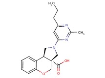 (3aR*,9bR*)-2-(2-methyl-6-propylpyrimidin-4-yl)-1,2,3,9b-tetrahydrochromeno[3,4-c]pyrrole-3a(4H)-carboxylic acid