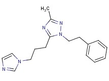 5-[3-(1H-imidazol-1-yl)propyl]-3-methyl-1-(2-phenylethyl)-1H-1,2,4-triazole