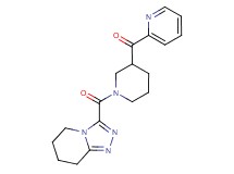 pyridin-2-yl[1-(5,6,7,8-tetrahydro[1,2,4]triazolo[4,3-a]pyridin-3-ylcarbonyl)piperidin-3-yl]methanone