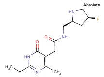 2-(2-ethyl-4-methyl-6-oxo-1,6-dihydro-5-pyrimidinyl)-N-{[(2S,4S)-4-fluoro-2-pyrrolidinyl]methyl}acetamide hydrochloride