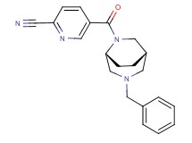 5-{[(1S*,5R*)-3-benzyl-3,6-diazabicyclo[3.2.2]non-6-yl]carbonyl}pyridine-2-carbonitrile