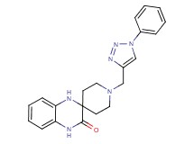1-[(1-phenyl-1H-1,2,3-triazol-4-yl)methyl]-1',4'-dihydro-3'H-spiro[piperidine-4,2'-quinoxalin]-3'-one