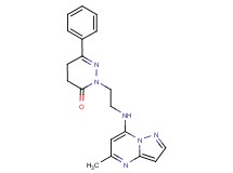 2-{2-[(5-methylpyrazolo[1,5-a]pyrimidin-7-yl)amino]ethyl}-6-phenyl-4,5-dihydro-3(2H)-pyridazinone