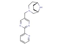 (1S*,6R*)-3-[(2-pyridin-2-ylpyrimidin-5-yl)methyl]-3,9-diazabicyclo[4.2.1]nonane