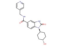 1-(trans-4-hydroxycyclohexyl)-2-oxo-N-(pyridin-4-ylmethyl)-2,3-dihydro-1H-benzimidazole-5-carboxamide