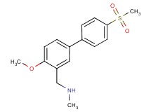 1-[4-methoxy-4'-(methylsulfonyl)biphenyl-3-yl]-N-methylmethanamine