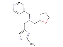 1-(2-methyl-1H-imidazol-4-yl)-N-(pyridin-4-ylmethyl)-N-(tetrahydrofuran-2-ylmethyl)methanamine
