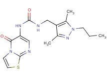 N-[(3,5-dimethyl-1-propyl-1H-pyrazol-4-yl)methyl]-N'-(5-oxo-5H-[1,3]thiazolo[3,2-a]pyrimidin-6-yl)urea