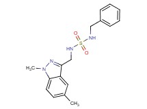 N-benzyl-N'-[(1,5-dimethyl-1H-indazol-3-yl)methyl]sulfamide