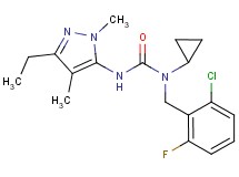 N-(2-chloro-6-fluorobenzyl)-N-cyclopropyl-N'-(3-ethyl-1,4-dimethyl-1H-pyrazol-5-yl)urea