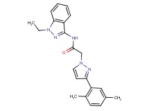 2-[3-(2,5-dimethylphenyl)-1H-pyrazol-1-yl]-N-(1-ethyl-1H-indazol-3-yl)acetamide