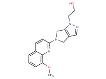 2-[5-(8-methoxyquinolin-2-yl)-5,6-dihydropyrrolo[3,4-c]pyrazol-1(4H)-yl]ethanol