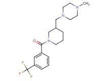 1-methyl-4-({1-[3-(trifluoromethyl)benzoyl]piperidin-3-yl}methyl)piperazine