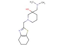 3-[(dimethylamino)methyl]-1-(4,5,6,7-tetrahydro-1,3-benzothiazol-2-ylmethyl)-3-piperidinol