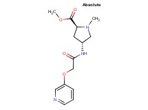methyl (2S,4R)-1-methyl-4-{[(pyridin-3-yloxy)acetyl]amino}pyrrolidine-2-carboxylate