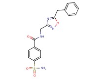 4-(aminosulfonyl)-N-[(5-benzyl-1,2,4-oxadiazol-3-yl)methyl]benzamide