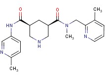 (3R*,5S*)-N-methyl-N'-(6-methylpyridin-3-yl)-N-[(3-methylpyridin-2-yl)methyl]piperidine-3,5-dicarboxamide