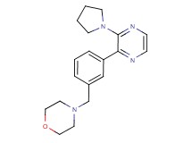 4-[3-(3-pyrrolidin-1-ylpyrazin-2-yl)benzyl]morpholine