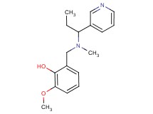 2-methoxy-6-{[methyl(1-pyridin-3-ylpropyl)amino]methyl}phenol