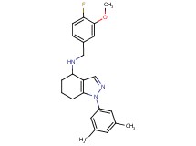 1-(3,5-dimethylphenyl)-N-(4-fluoro-3-methoxybenzyl)-4,5,6,7-tetrahydro-1H-indazol-4-amine