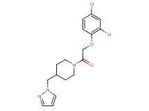 1-[(2,4-dichlorophenoxy)acetyl]-4-(1H-pyrazol-1-ylmethyl)piperidine
