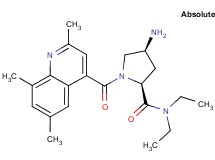 (2S,4S)-4-amino-N,N-diethyl-1-[(2,6,8-trimethylquinolin-4-yl)carbonyl]pyrrolidine-2-carboxamide