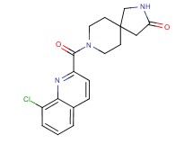 8-[(8-chloroquinolin-2-yl)carbonyl]-2,8-diazaspiro[4.5]decan-3-one