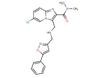6-chloro-N,N-dimethyl-3-({[(5-phenyl-3-isoxazolyl)methyl]amino}methyl)imidazo[1,2-a]pyridine-2-carboxamide