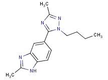 5-(1-butyl-3-methyl-1H-1,2,4-triazol-5-yl)-2-methyl-1H-benzimidazole