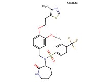 N-{3-methoxy-4-[2-(4-methyl-1,3-thiazol-5-yl)ethoxy]benzyl}-N-[(3S)-2-oxo-3-azepanyl]-4-(trifluoromethyl)benzenesulfonamide