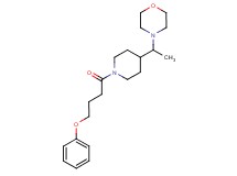 4-{1-[1-(4-phenoxybutanoyl)-4-piperidinyl]ethyl}morpholine