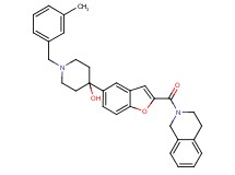 4-[2-(3,4-dihydro-2(1H)-isoquinolinylcarbonyl)-1-benzofuran-5-yl]-1-(3-methylbenzyl)-4-piperidinol