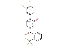 (1S*,4S*)-2-(3,4-difluorophenyl)-5-[2-(trifluoromethyl)benzoyl]-2,5-diazabicyclo[2.2.1]heptan-3-one