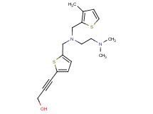 3-[5-({[2-(dimethylamino)ethyl][(3-methyl-2-thienyl)methyl]amino}methyl)-2-thienyl]prop-2-yn-1-ol