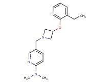 5-{[3-(2-ethylphenoxy)-1-azetidinyl]methyl}-N,N-dimethyl-2-pyridinamine