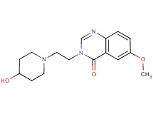3-[2-(4-hydroxypiperidin-1-yl)ethyl]-6-methoxyquinazolin-4(3H)-one