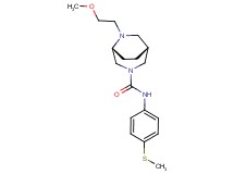 (1R*,5R*)-6-(2-methoxyethyl)-N-[4-(methylthio)phenyl]-3,6-diazabicyclo[3.2.2]nonane-3-carboxamide