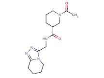 1-acetyl-N-(5,6,7,8-tetrahydro[1,2,4]triazolo[4,3-a]pyridin-3-ylmethyl)-3-piperidinecarboxamide