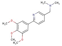 N,N-dimethyl-1-[6-(3,4,5-trimethoxyphenyl)pyridin-3-yl]methanamine