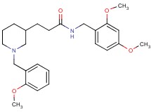 N-(2,4-dimethoxybenzyl)-3-[1-(2-methoxybenzyl)-3-piperidinyl]propanamide
