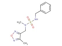 N'-benzyl-N-methyl-N-[(4-methyl-1,2,5-oxadiazol-3-yl)methyl]sulfamide