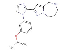 2-[1-(3-isopropoxyphenyl)-1H-imidazol-2-yl]-5,6,7,8-tetrahydro-4H-pyrazolo[1,5-a][1,4]diazepine hydrochloride