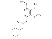 N-methyl-1-(tetrahydro-2H-pyran-2-yl)-N-(2,3,4-trimethoxybenzyl)methanamine trifluoroacetate