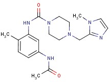 N-[5-(acetylamino)-2-methylphenyl]-4-[(1-methyl-1H-imidazol-2-yl)methyl]piperazine-1-carboxamide