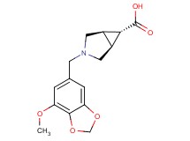 (1R*,5S*,6r)-3-[(7-methoxy-1,3-benzodioxol-5-yl)methyl]-3-azabicyclo[3.1.0]hexane-6-carboxylic acid
