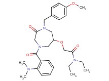 2-{[4-[2-(dimethylamino)benzoyl]-1-(4-methoxybenzyl)-2-oxo-1,4-diazepan-6-yl]oxy}-N,N-diethylacetamide